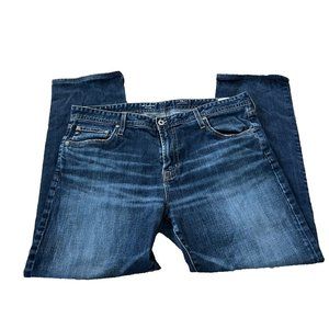Adriano Goldschmied Womens Blue Denim Jeans The Graduate Tailored Leg Size 38X36